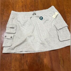Aeropostale Gray Cargo Pocket Skirt